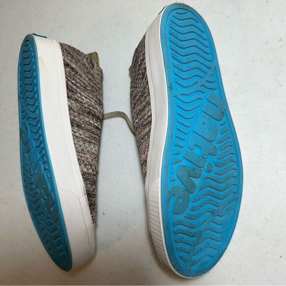 Native Shoes | Jefferson 2.0 Liteknit Women Brown and Tan Flax Size 8 - Picture 9 of 14